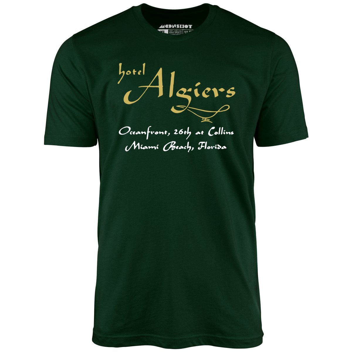 Algiers Hotel - Miami Beach, FL - Vintage Hotel - Unisex T-Shirt