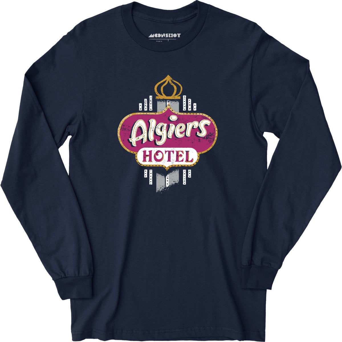 Algiers Hotel - Vintage Las Vegas - Long Sleeve T-Shirt