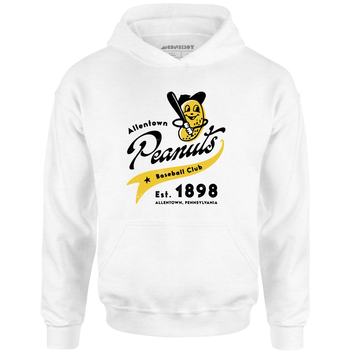 Allentown Peanuts - Pennsylvania - Vintage Defunct Baseball Teams - Unisex Hoodie