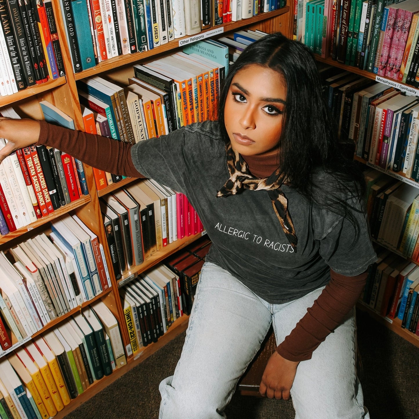 Allergic To Racists Tee