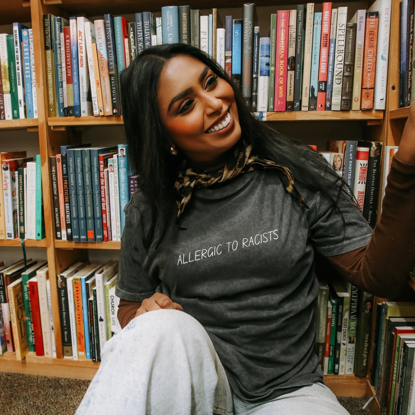 Allergic To Racists Tee