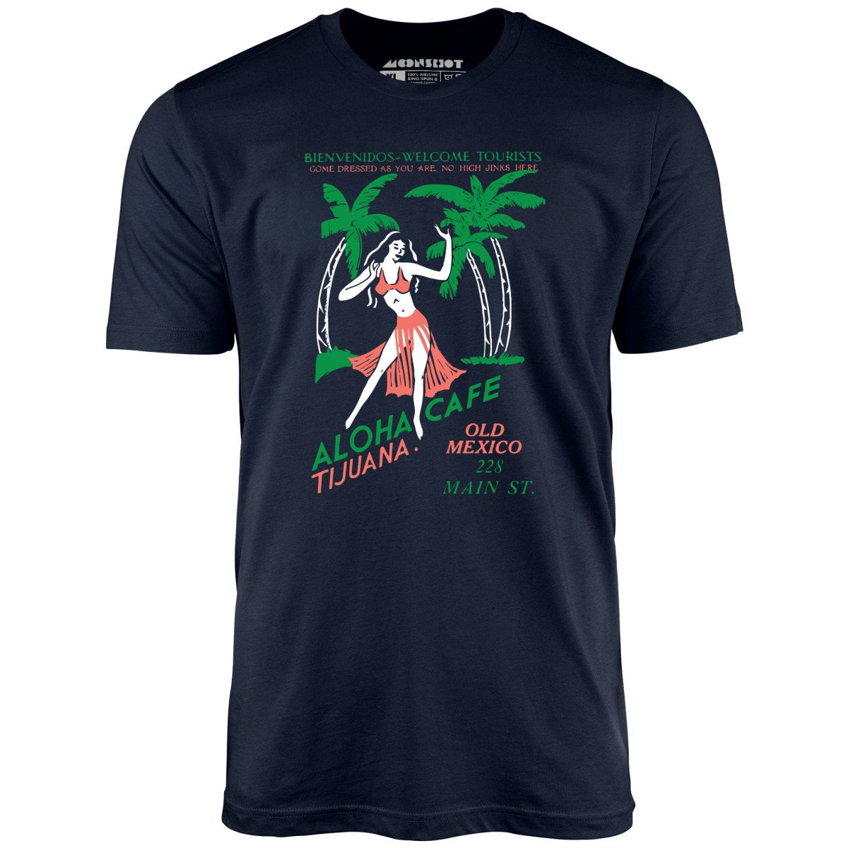 Aloha Cafe - Tijuana, Mexico - Vintage Tiki Bar - Unisex T-Shirt