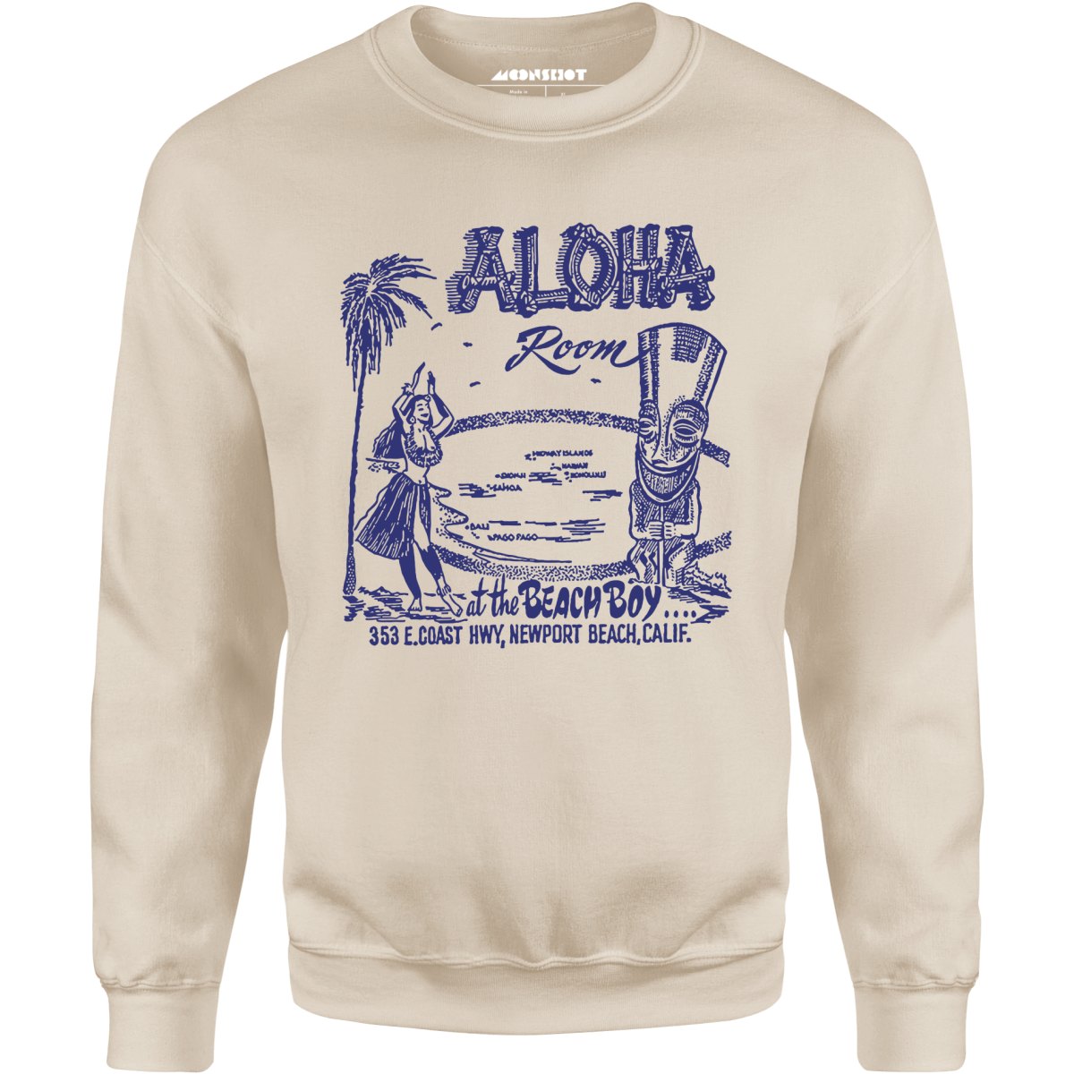 Aloha Room - Newport Beach, CA - Vintage Tiki Bar - Unisex Sweatshirt