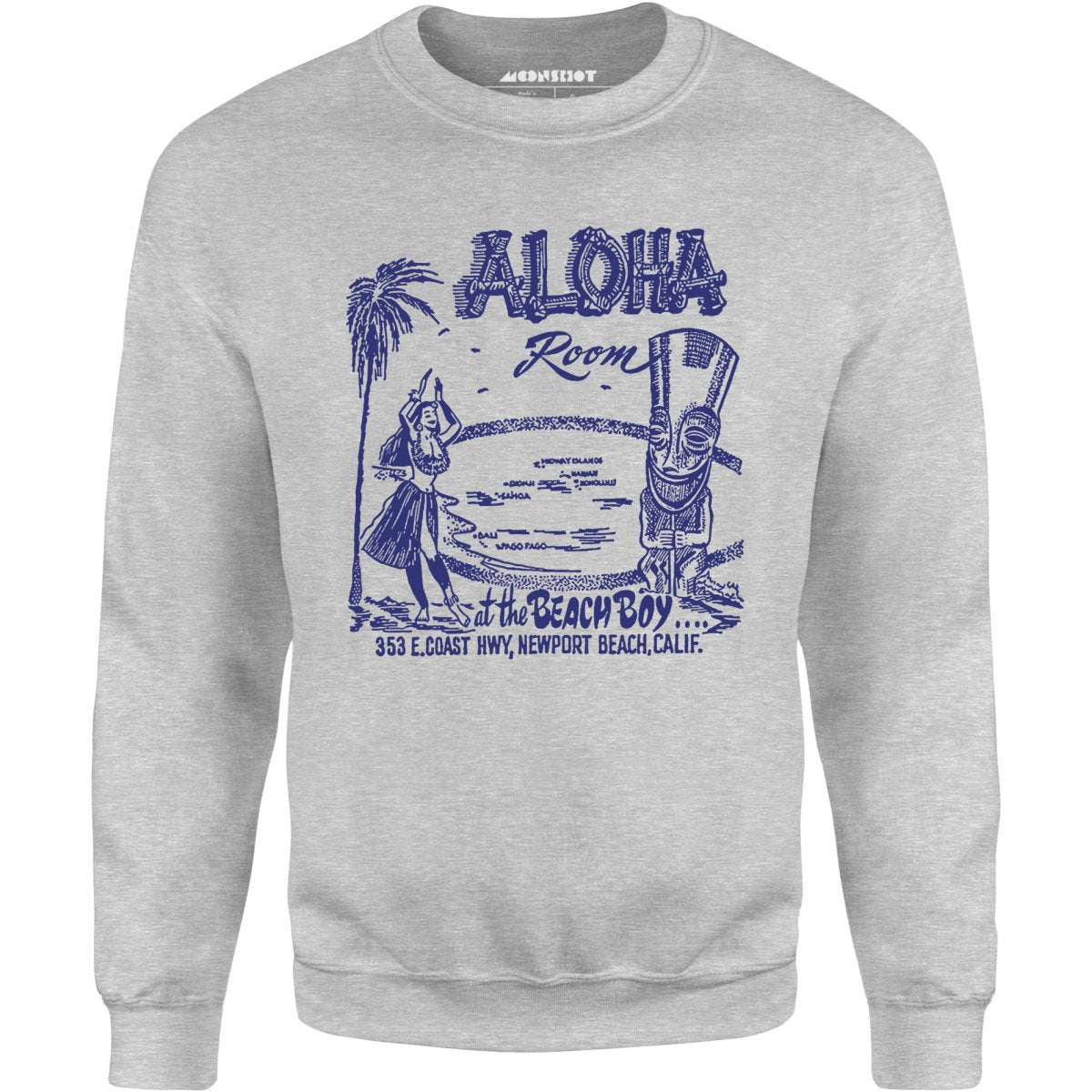Aloha Room - Newport Beach, CA - Vintage Tiki Bar - Unisex Sweatshirt