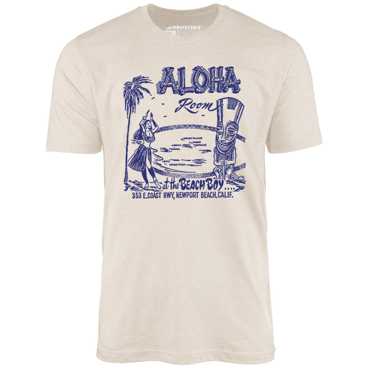 Aloha Room - Newport Beach, CA - Vintage Tiki Bar - Unisex T-Shirt
