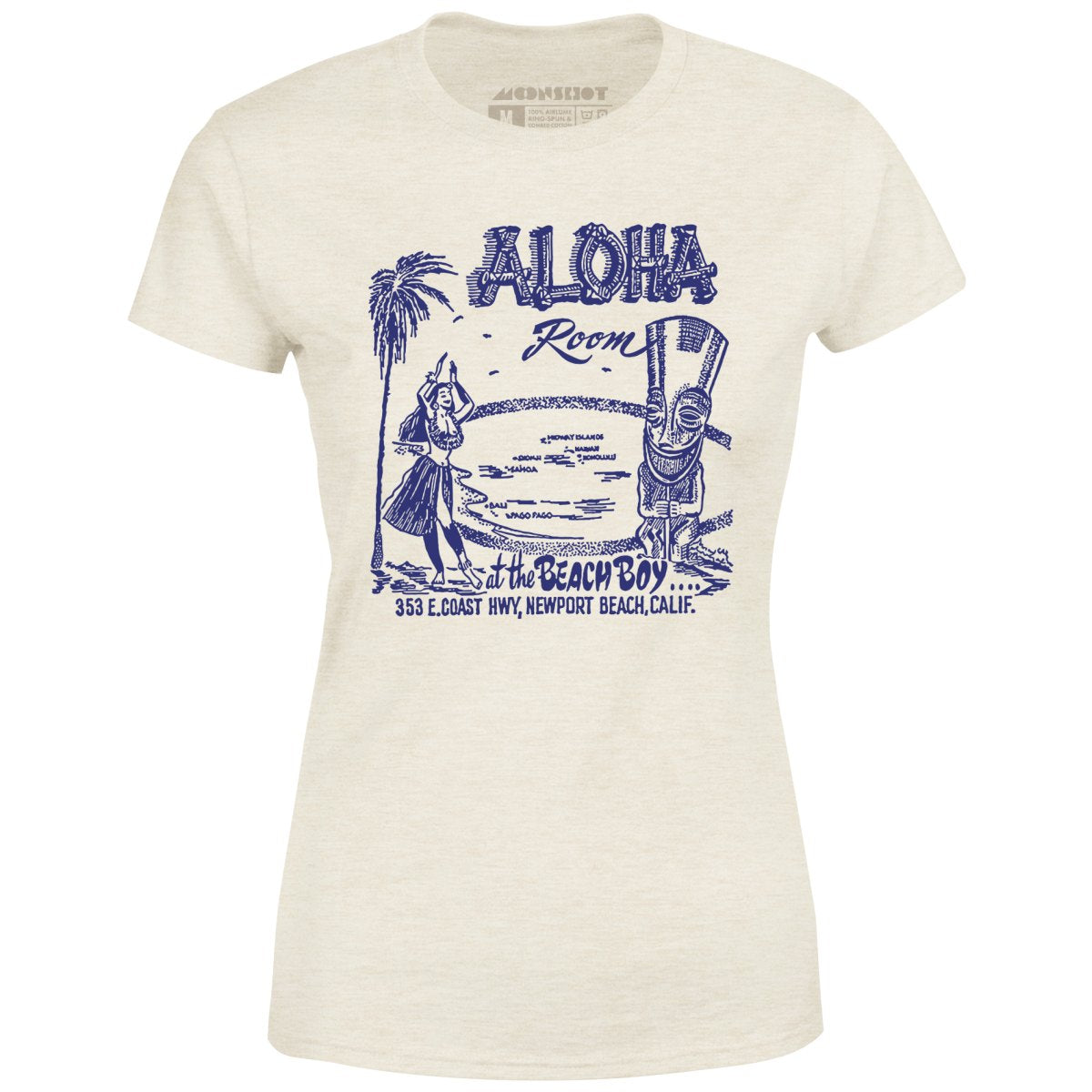 Aloha Room - Newport Beach, CA - Vintage Tiki Bar - Women's T-Shirt