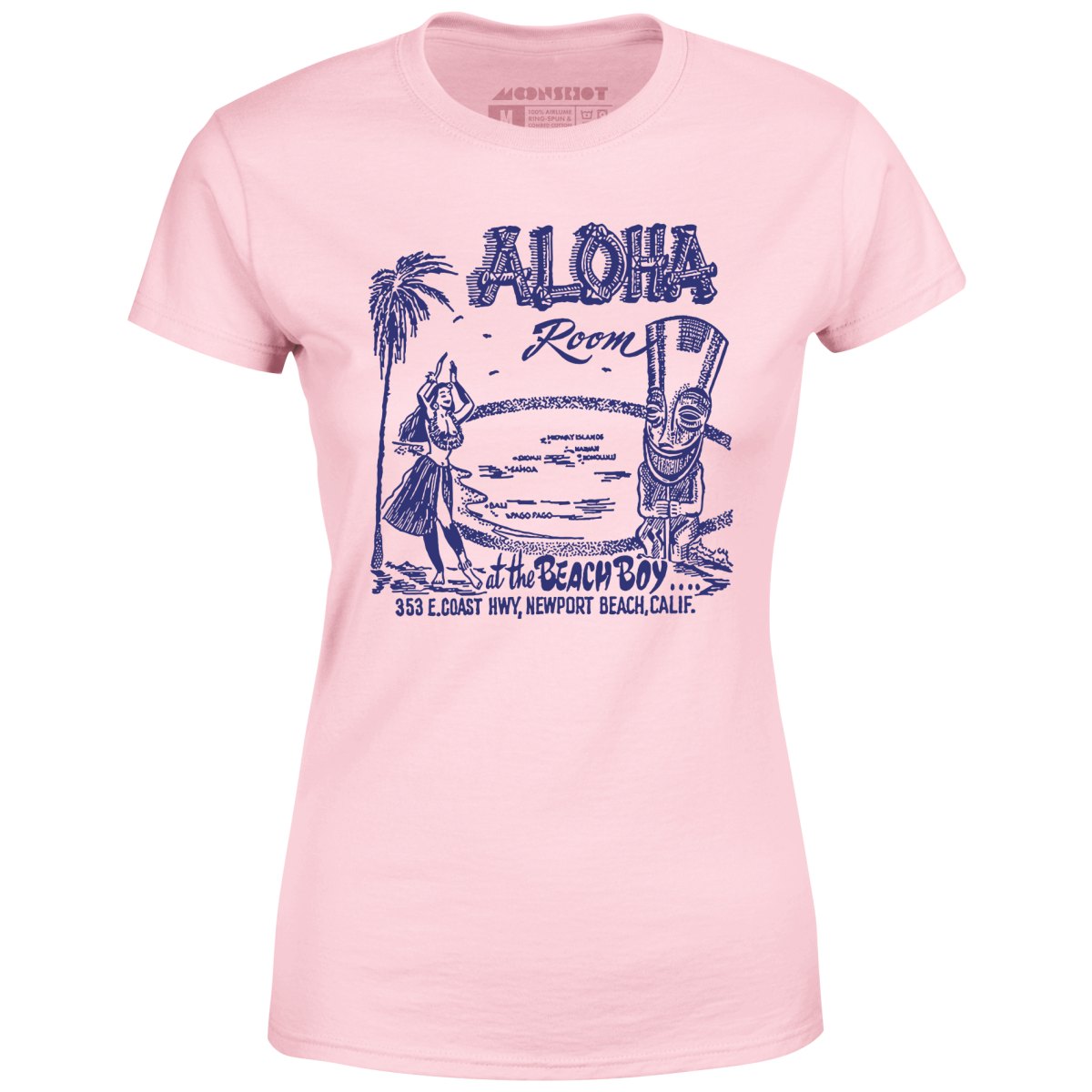Aloha Room - Newport Beach, CA - Vintage Tiki Bar - Women's T-Shirt