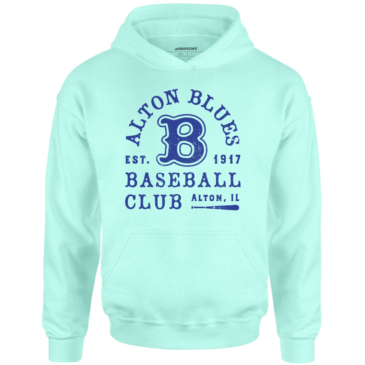 Alton Blues - Illinois - Vintage Defunct Baseball Teams - Unisex Hoodie