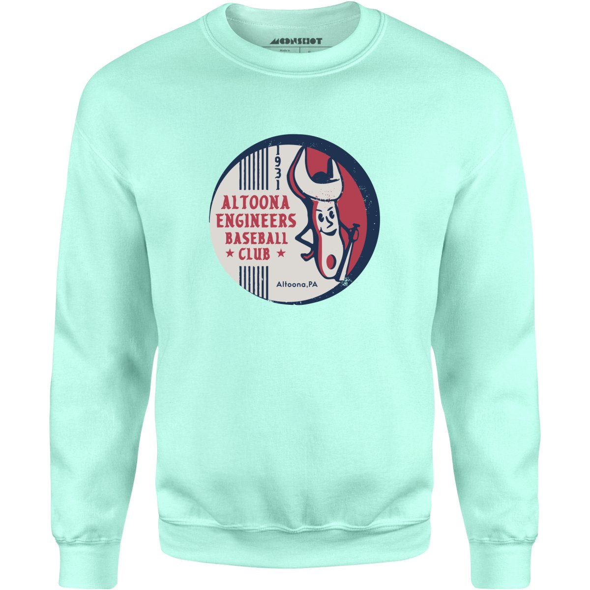 Altoona Engineers - Pennsylvania - Vintage Defunct Baseball Teams - Unisex Sweatshirt