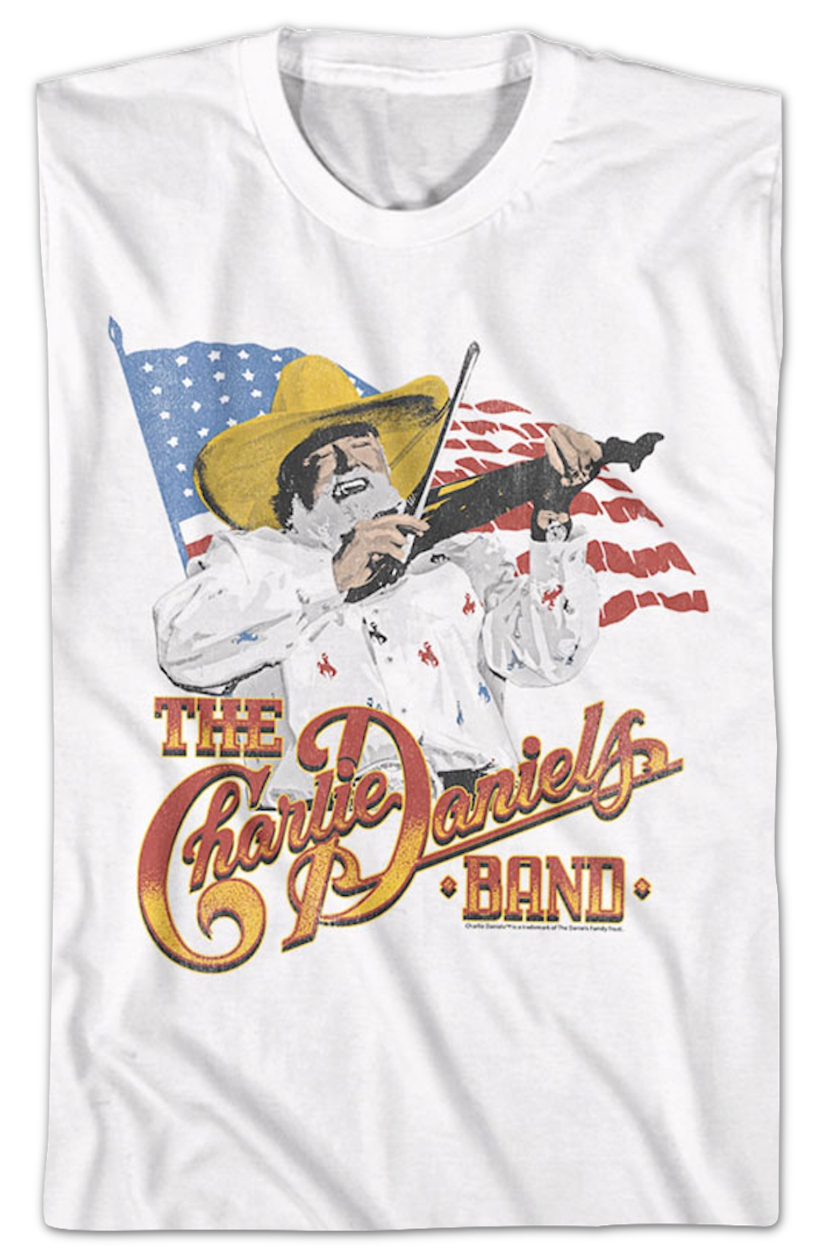 American Flag Charlie Daniels Band T-Shirt