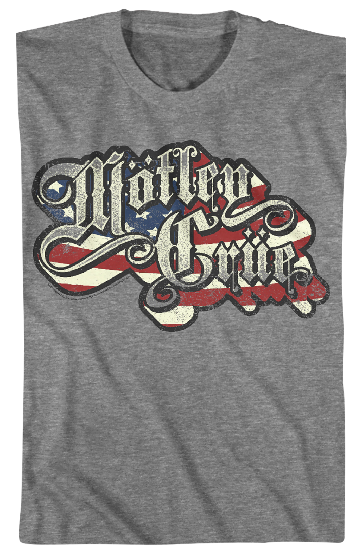 American Flag Motley Crue T-Shirt