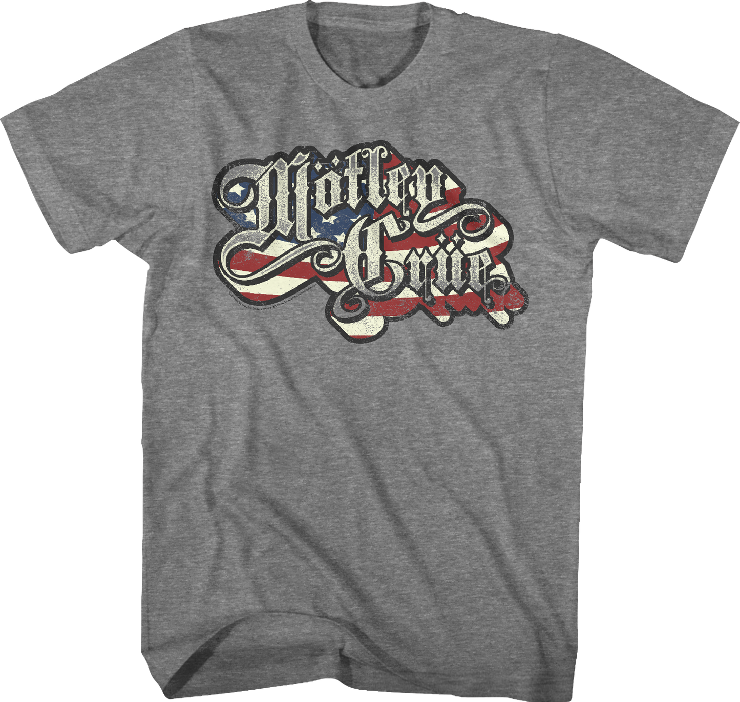 American Flag Motley Crue T-Shirt