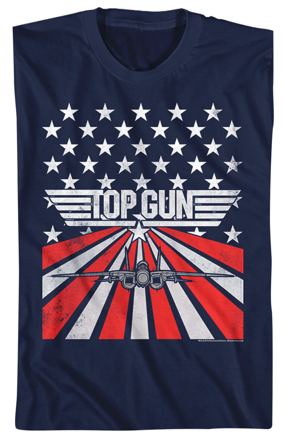 American Flag Top Gun T-Shirt