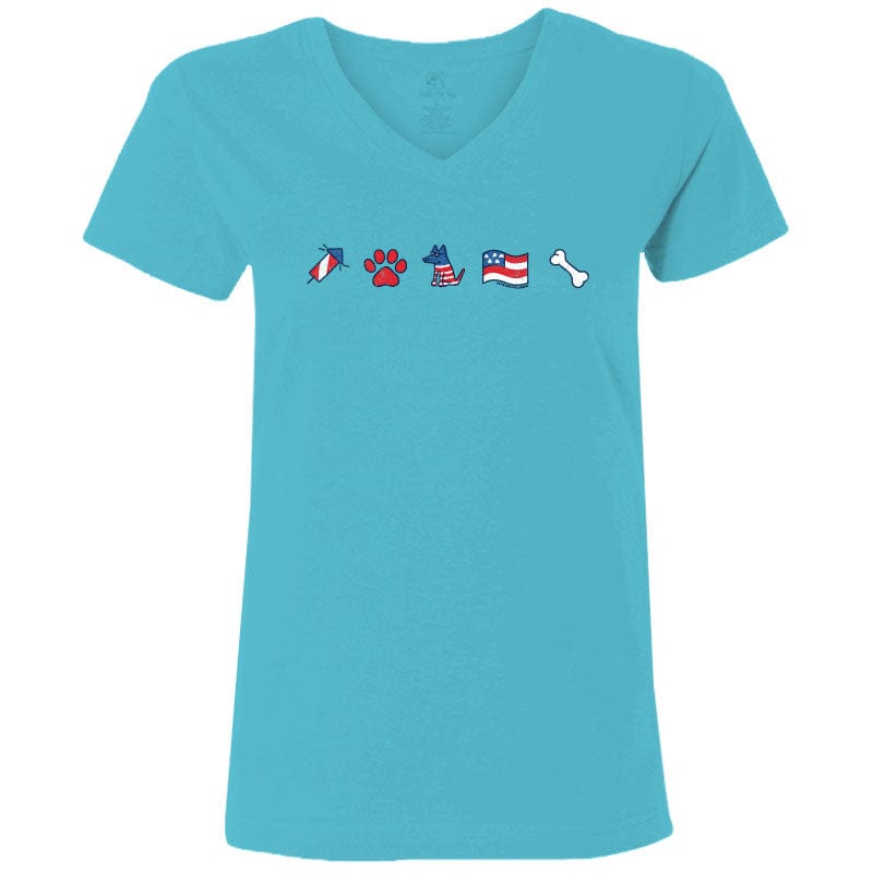 American Icons - Ladies T-Shirt V-Neck