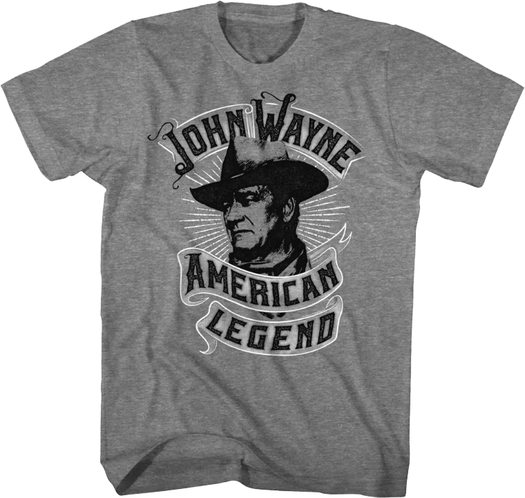 American Legend Banner John Wayne T-Shirt