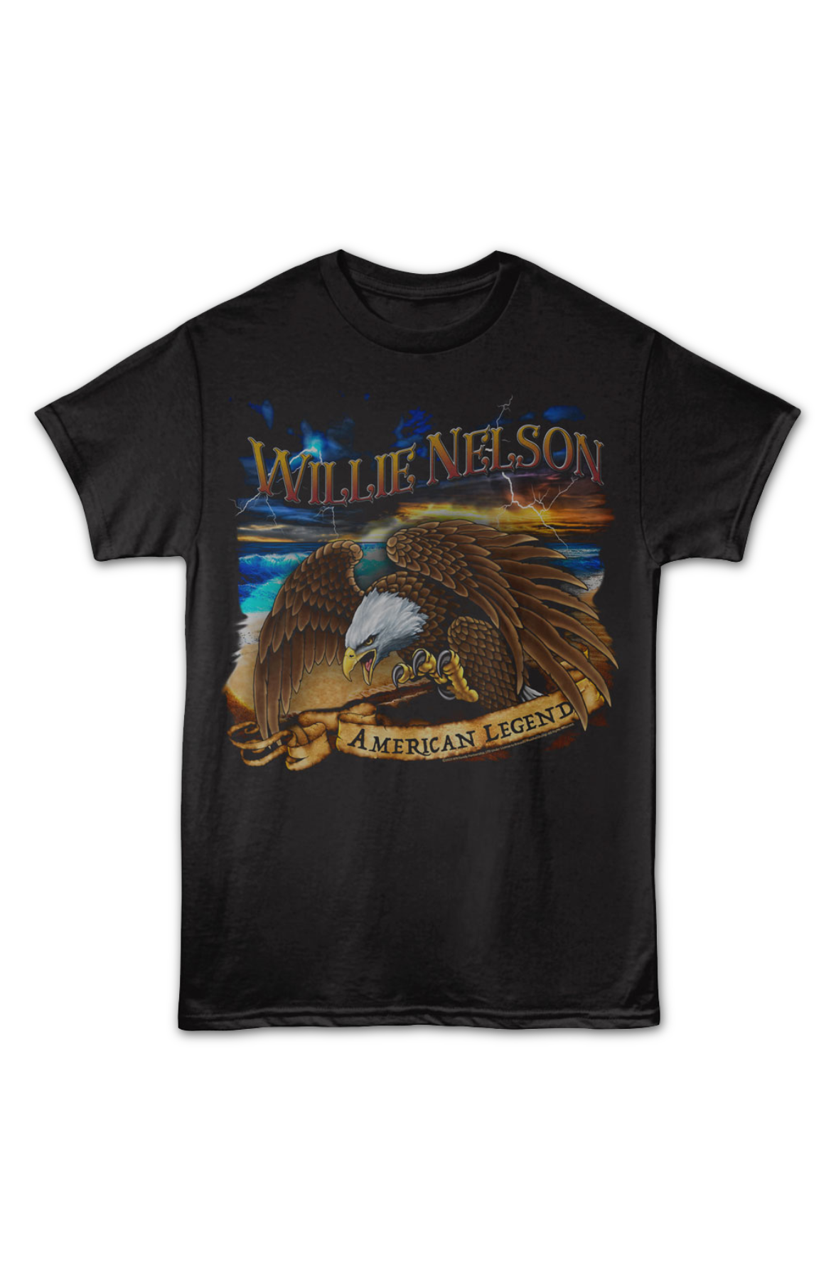 American Legend Banner Willie Nelson T-Shirt