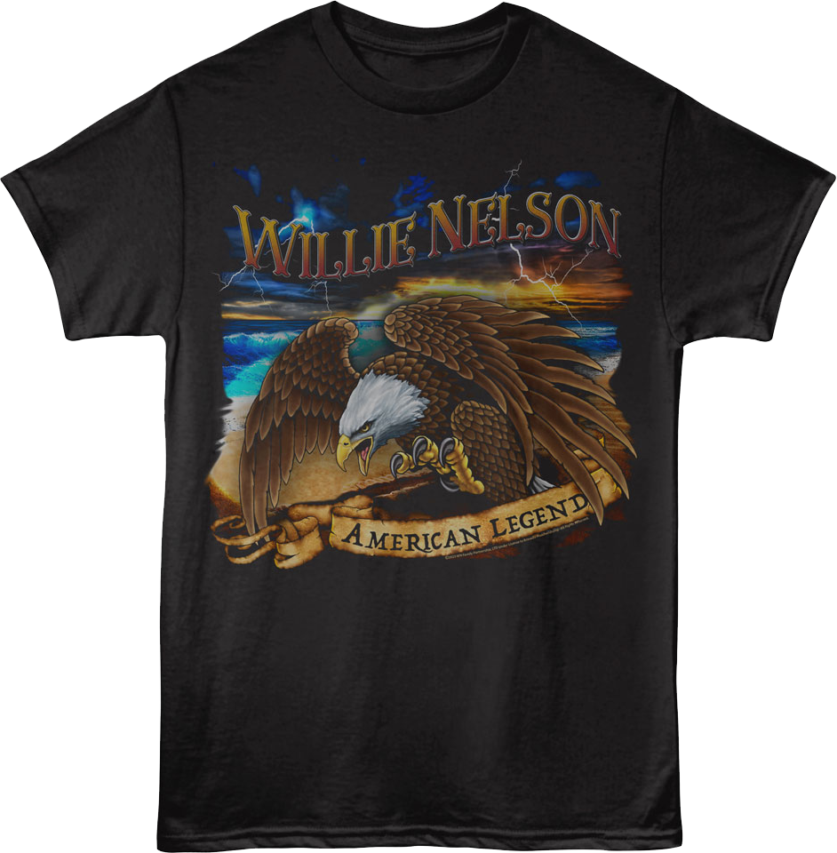 American Legend Banner Willie Nelson T-Shirt