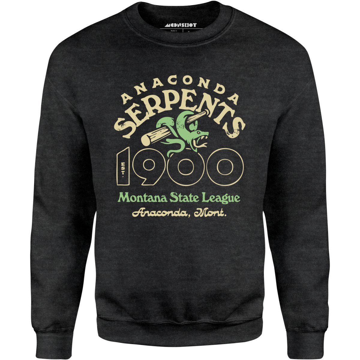 Anaconda Serpents - Montana - Vintage Defunct Baseball Teams - Unisex Sweatshirt