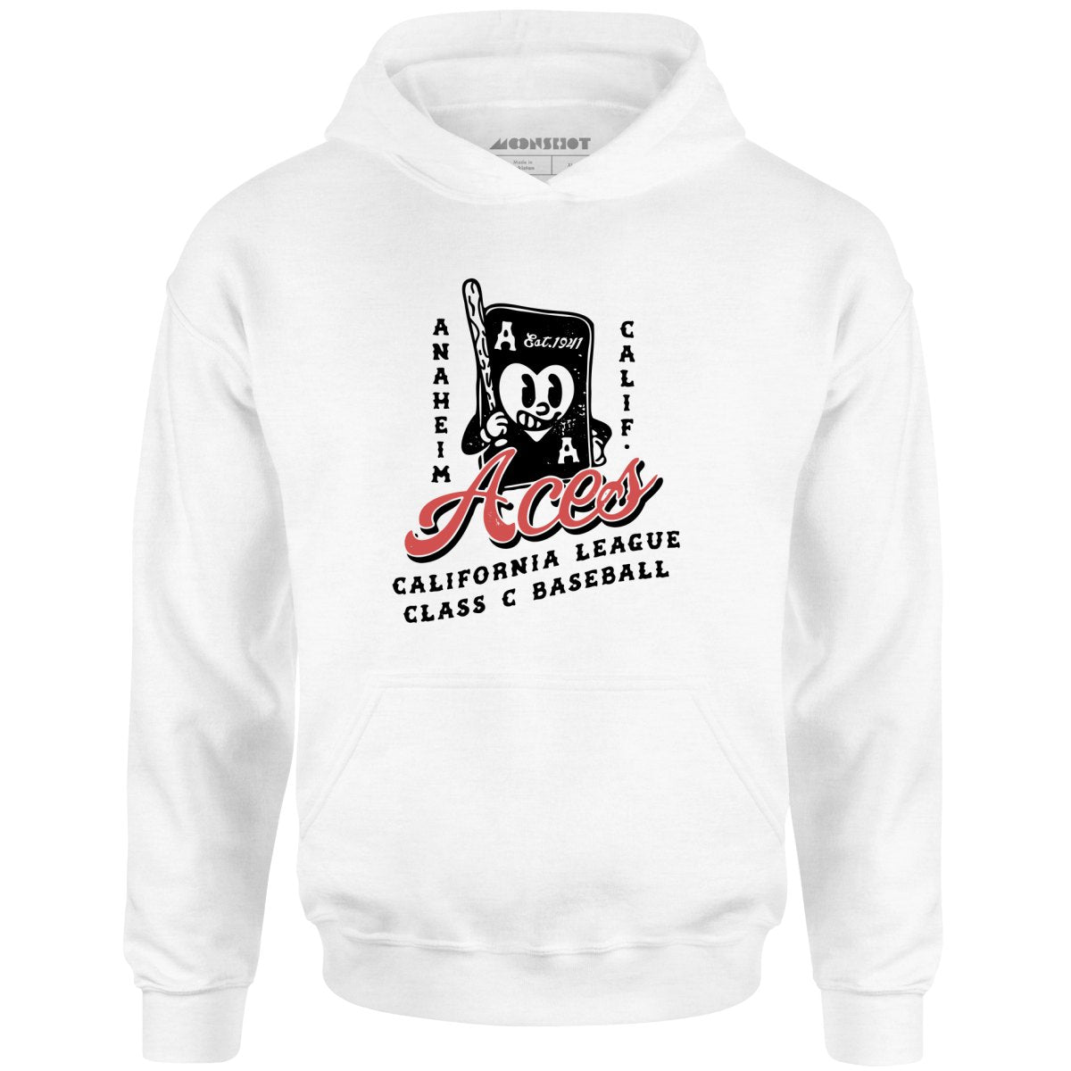 Anaheim Aces - California - Vintage Defunct Baseball Teams - Unisex Hoodie