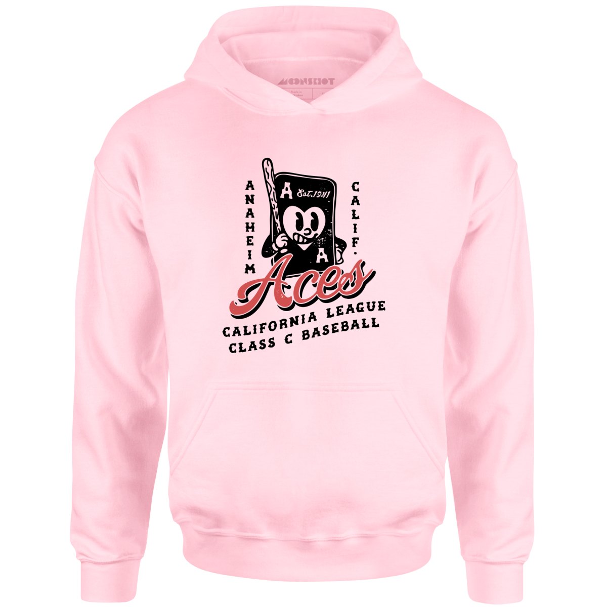 Anaheim Aces - California - Vintage Defunct Baseball Teams - Unisex Hoodie