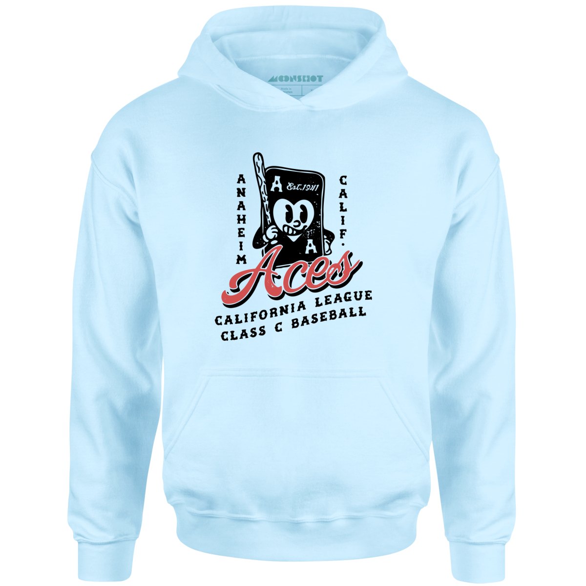 Anaheim Aces - California - Vintage Defunct Baseball Teams - Unisex Hoodie