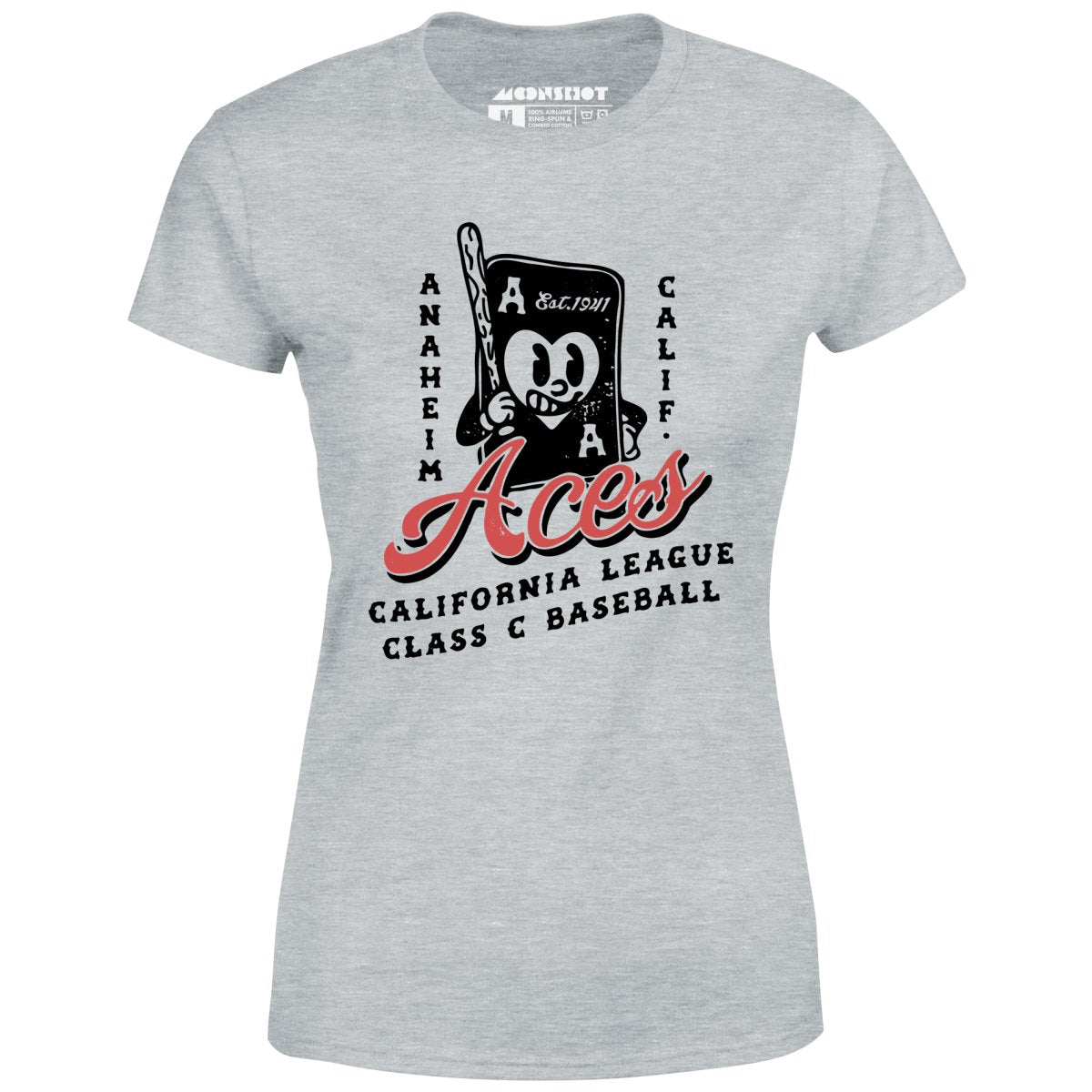 Anaheim Aces - California - Vintage Defunct Baseball Teams - Women's T-Shirt