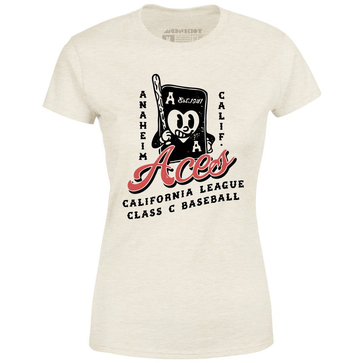 Anaheim Aces - California - Vintage Defunct Baseball Teams - Women's T-Shirt