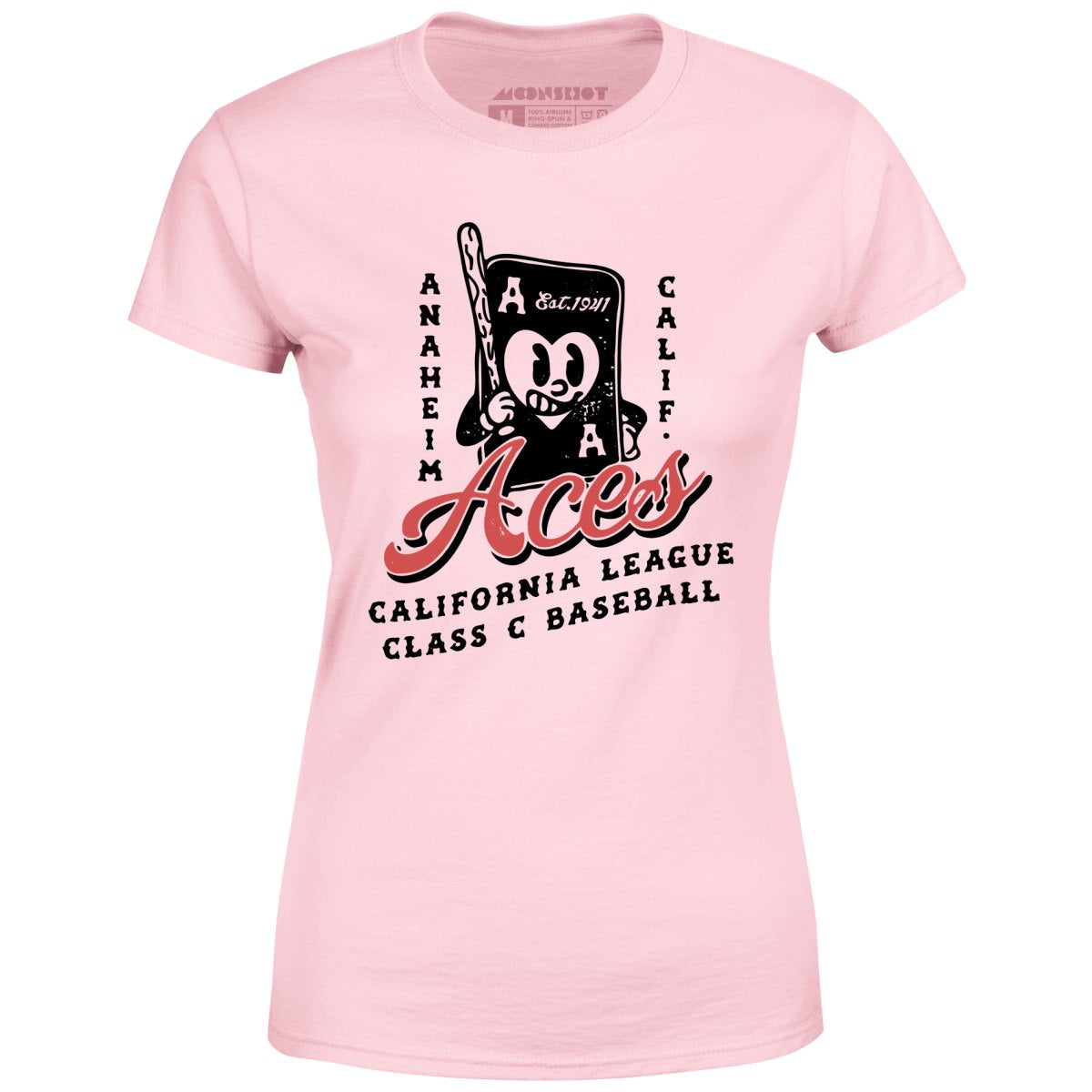 Anaheim Aces - California - Vintage Defunct Baseball Teams - Women's T-Shirt
