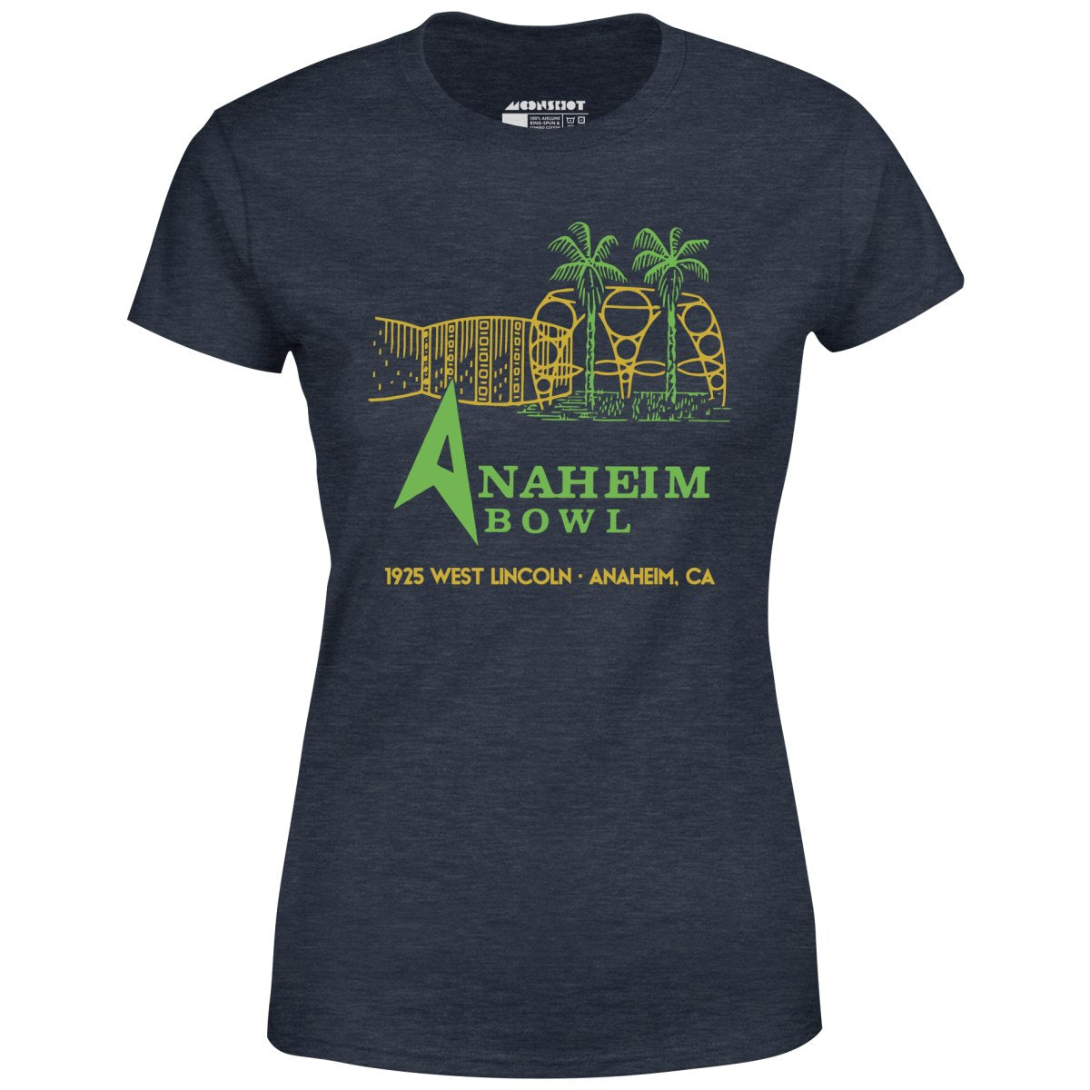 Anaheim Bowl - Anaheim, CA - Vintage Bowling Alley - Women's T-Shirt