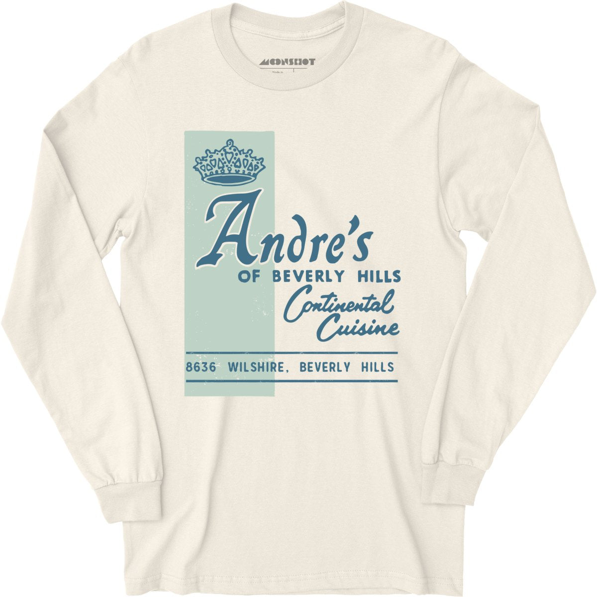Andre's - Beverly Hills, CA - Vintage Restaurant - Long Sleeve T-Shirt
