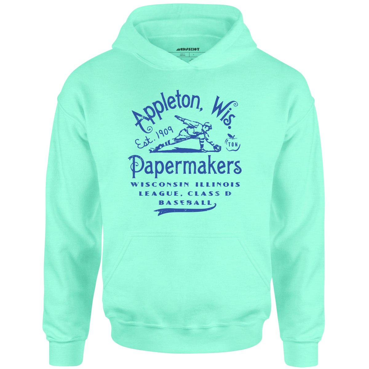 Appleton Papermakers - Wisconsin - Vintage Defunct Baseball Teams - Unisex Hoodie
