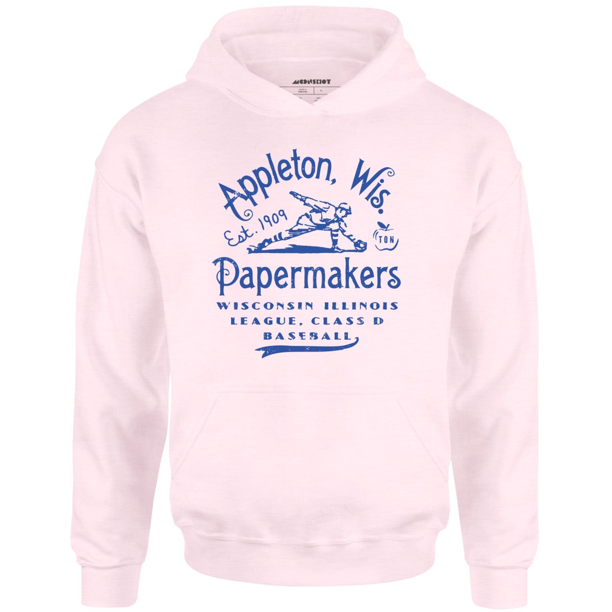 Appleton Papermakers - Wisconsin - Vintage Defunct Baseball Teams - Unisex Hoodie