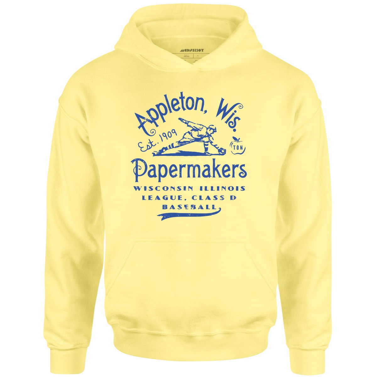 Appleton Papermakers - Wisconsin - Vintage Defunct Baseball Teams - Unisex Hoodie