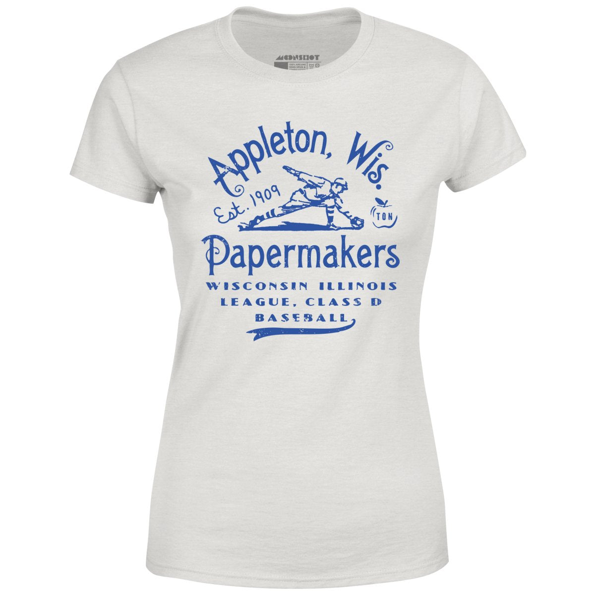 Appleton Papermakers - Wisconsin - Vintage Defunct Baseball Teams - Women's T-Shirt