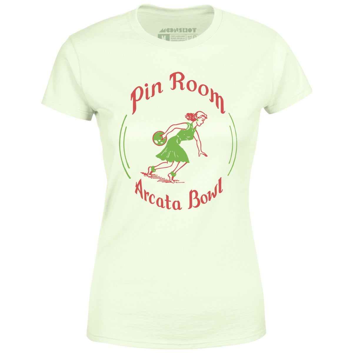 Arcata Bowl Pin Room - Arcata, CA - Vintage Bowling Alley - Women's T-Shirt