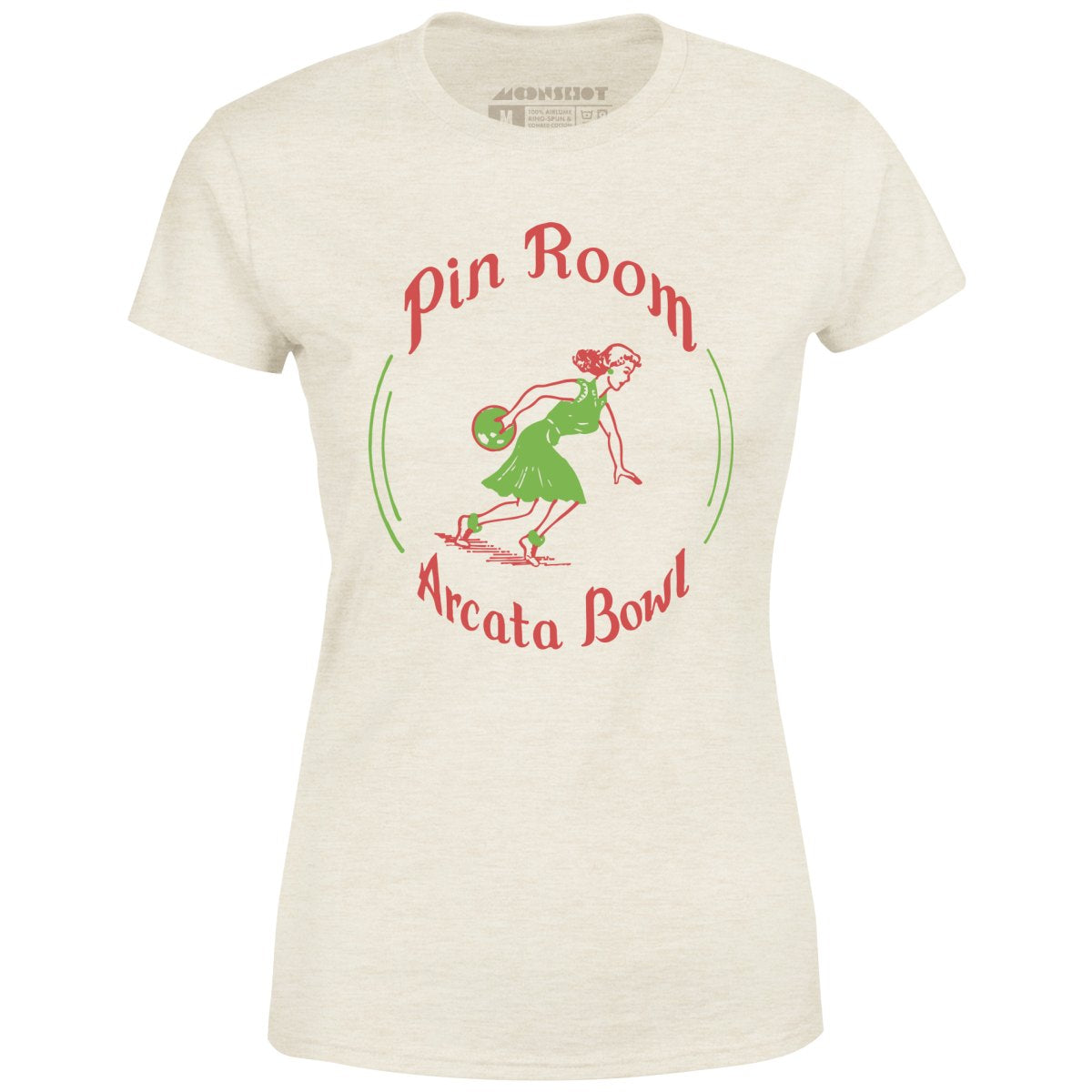 Arcata Bowl Pin Room - Arcata, CA - Vintage Bowling Alley - Women's T-Shirt