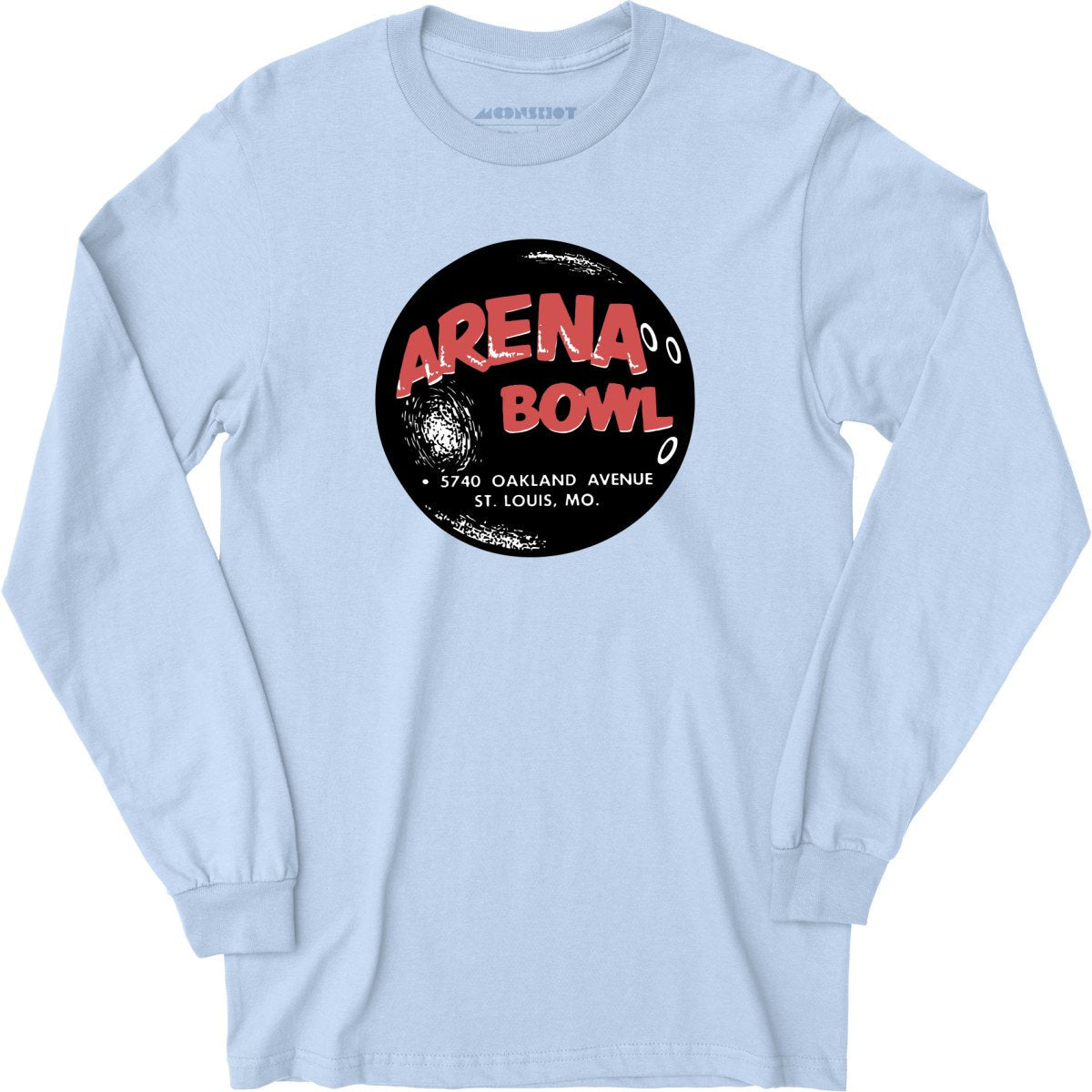 Arena Bowl - St. Louis, MO - Vintage Bowling Alley - Long Sleeve T-Shirt