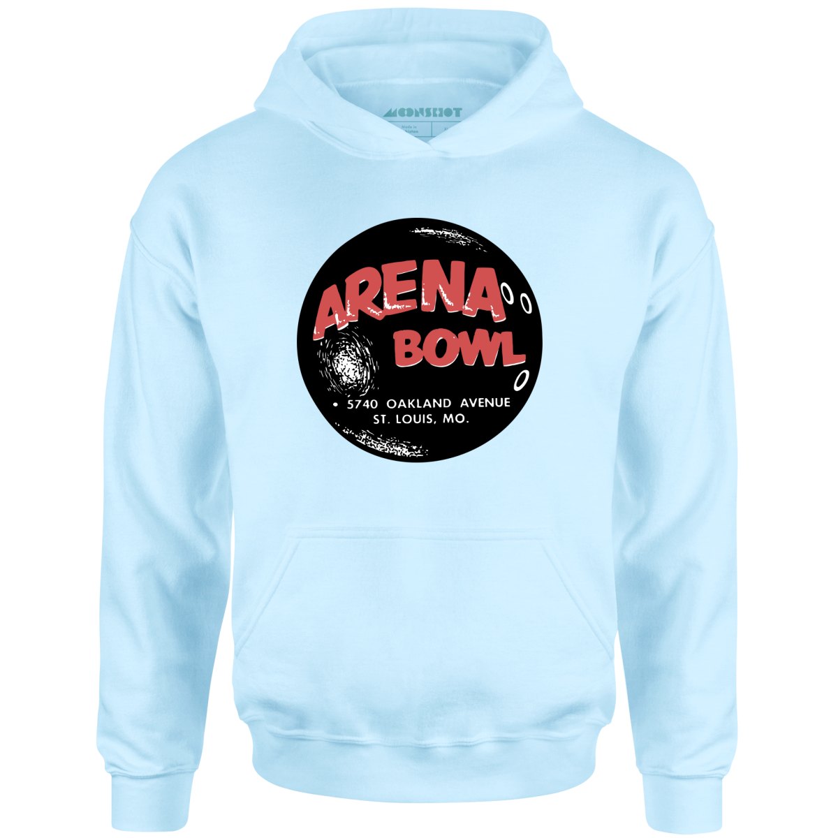 Arena Bowl - St. Louis, MO - Vintage Bowling Alley - Unisex Hoodie