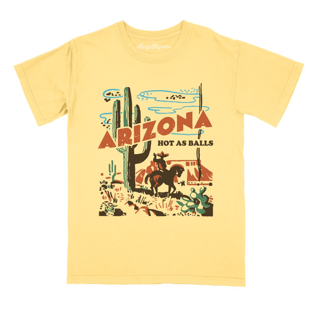 Arizona Hot As Balls Comfort Colors Tee