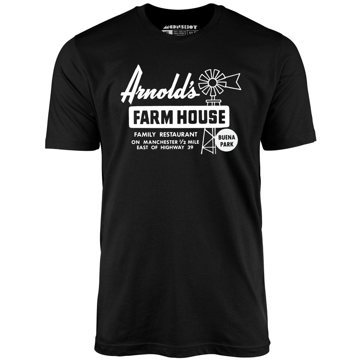 Arnold's Farmhouse - Buena Park, CA - Vintage Restaurant - Unisex T-Shirt
