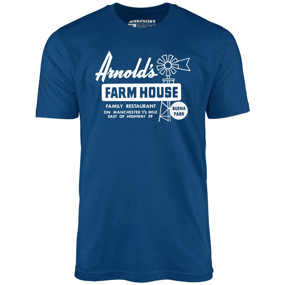 Arnold's Farmhouse - Buena Park, CA - Vintage Restaurant - Unisex T-Shirt