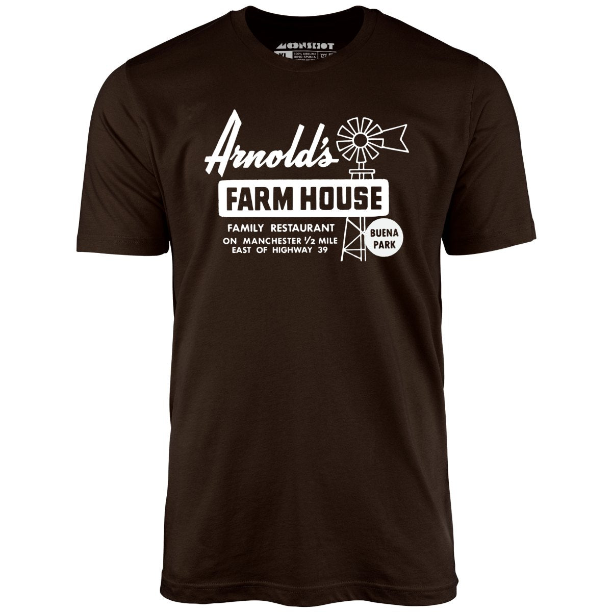 Arnold's Farmhouse - Buena Park, CA - Vintage Restaurant - Unisex T-Shirt