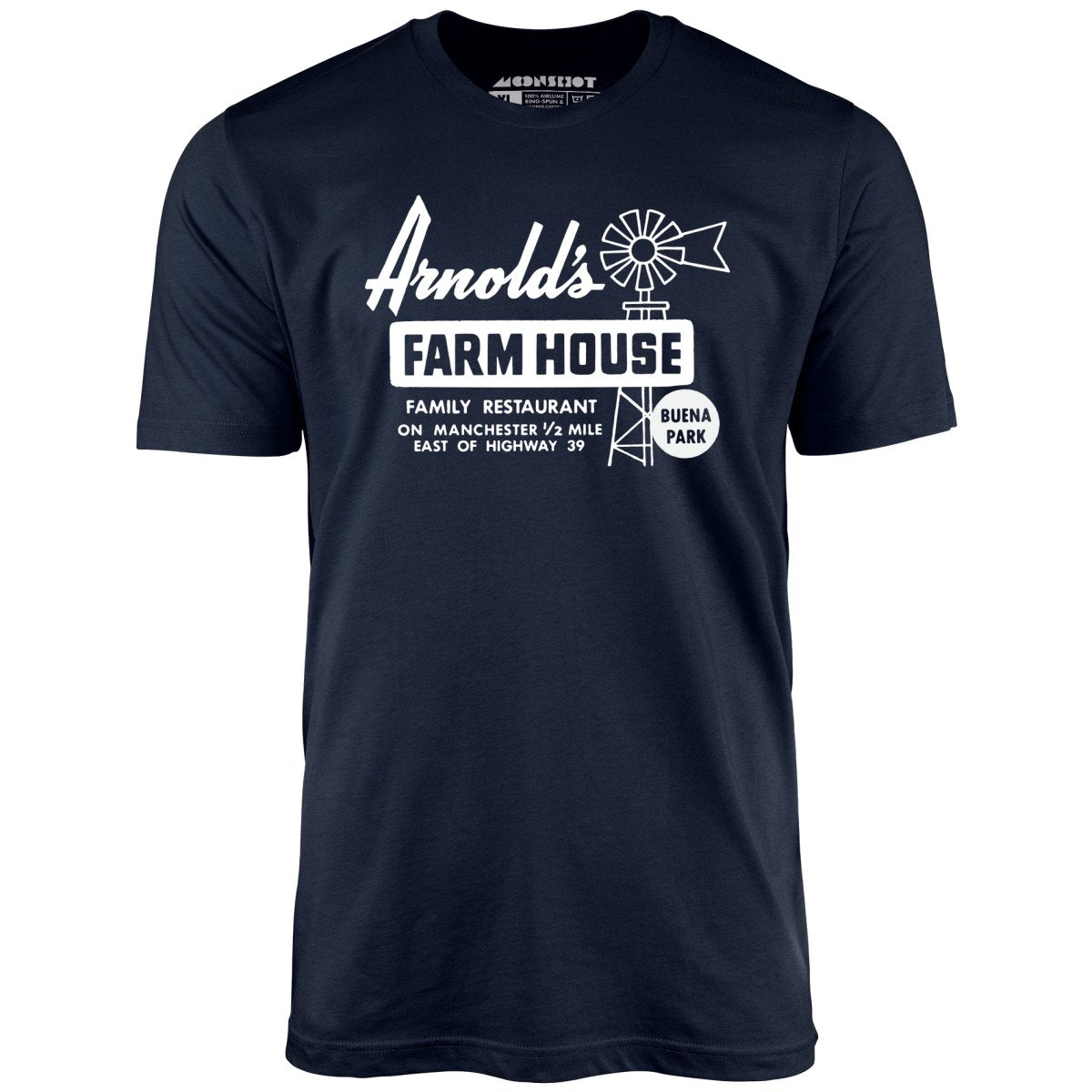 Arnold's Farmhouse - Buena Park, CA - Vintage Restaurant - Unisex T-Shirt