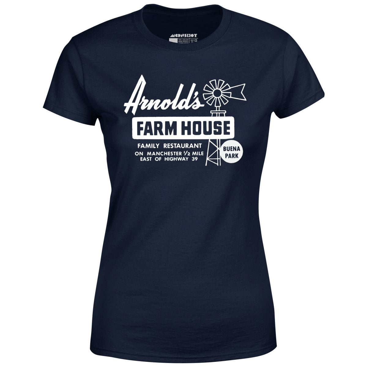 Arnold's Farmhouse - Buena Park, CA - Vintage Restaurant - Women's T-Shirt
