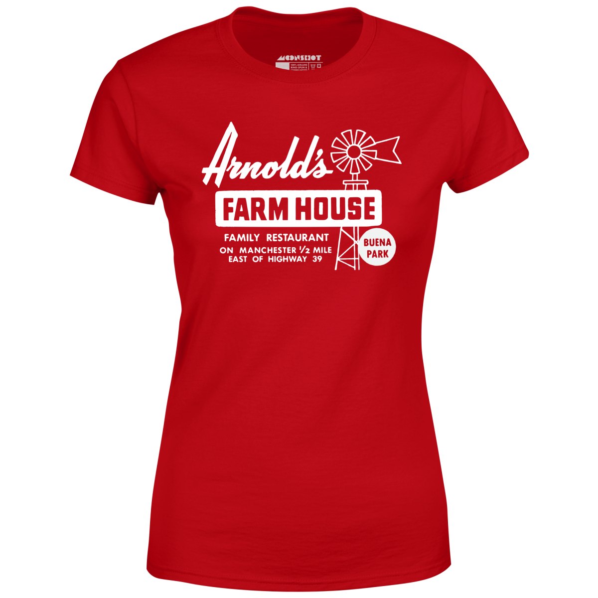 Arnold's Farmhouse - Buena Park, CA - Vintage Restaurant - Women's T-Shirt