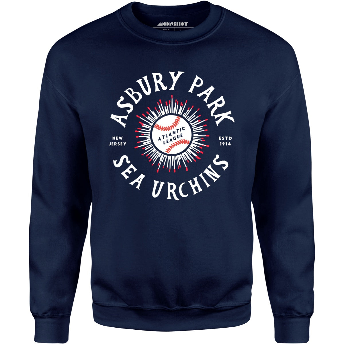 Asbury Park Sea Urchins - New Jersey - Vintage Defunct Baseball Teams - Unisex Sweatshirt