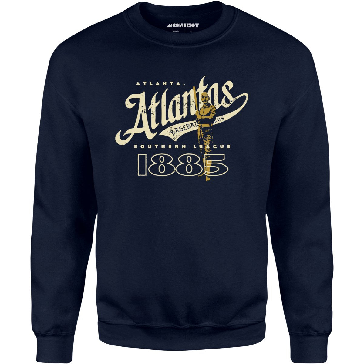 Atlanta Atlantas - Georgia - Vintage Defunct Baseball Teams - Unisex Sweatshirt