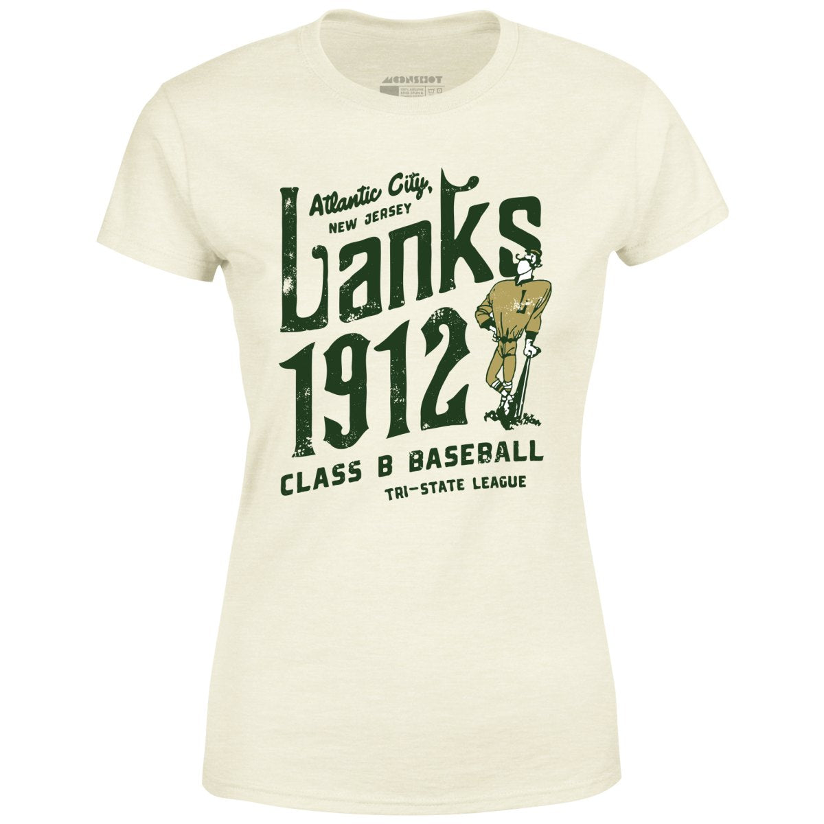 Atlantic City Lanks - New Jersey - Vintage Defunct Baseball Teams - Women's T-Shirt