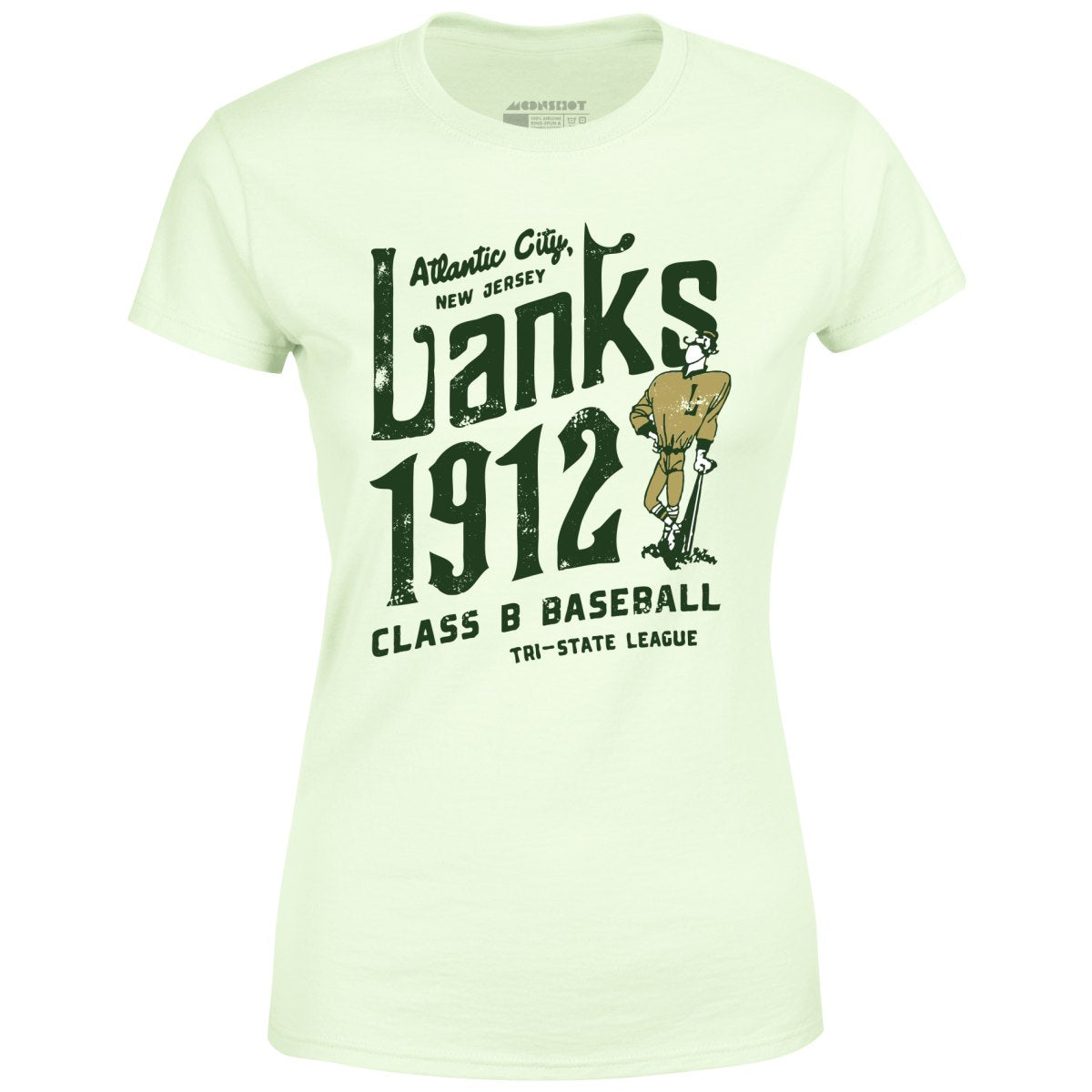 Atlantic City Lanks - New Jersey - Vintage Defunct Baseball Teams - Women's T-Shirt