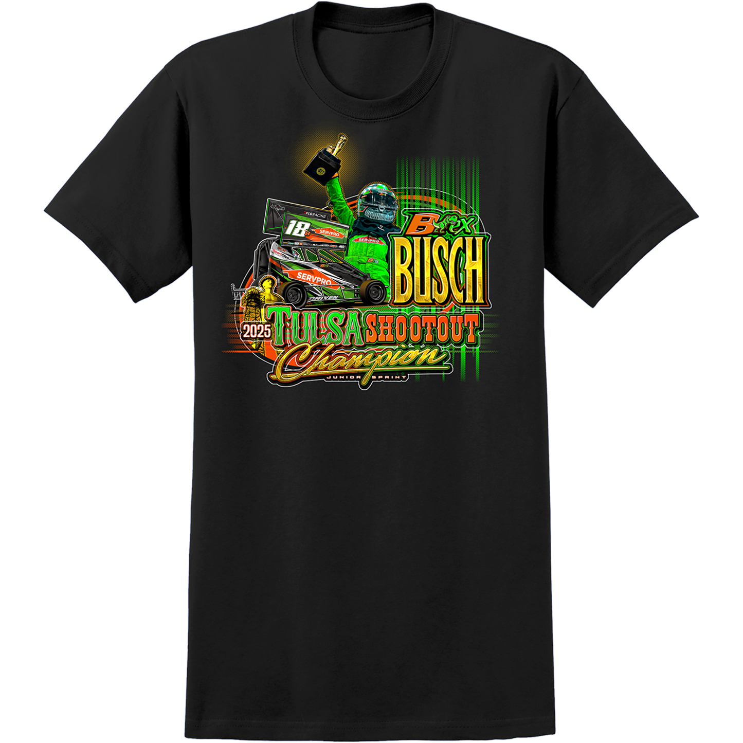 BREXTON BUSCH TULSA SHOOTOUT CHAMPION TEE